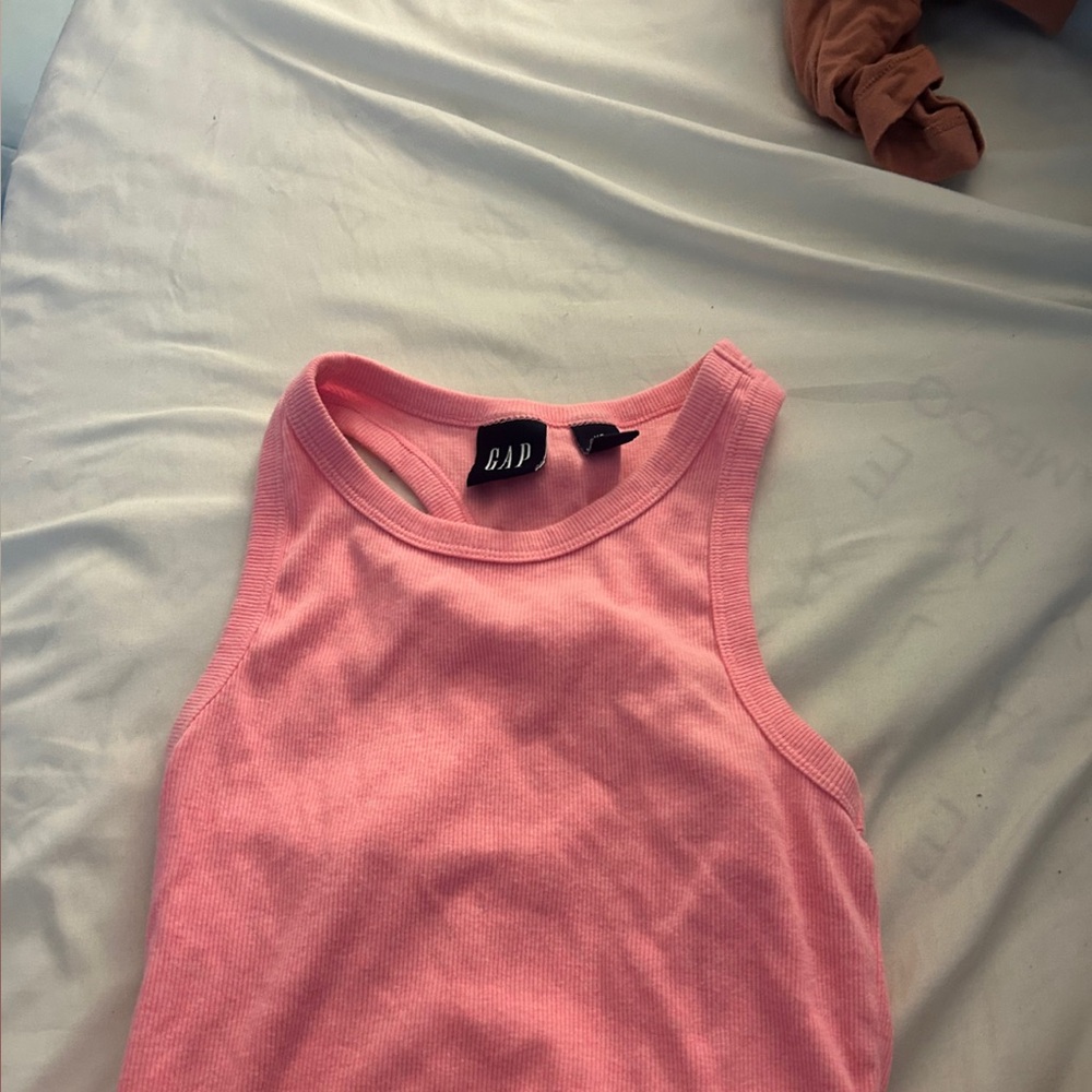 GAP Light Pink Racerback Tank Top